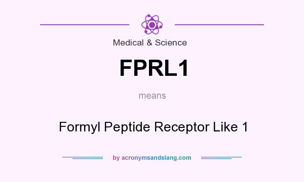 What does FPRL1 mean? It stands for Formyl Peptide Receptor Like 1