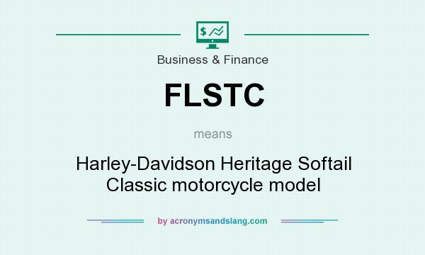 What does FLSTC mean? It stands for Harley-Davidson Heritage Softail Classic motorcycle model