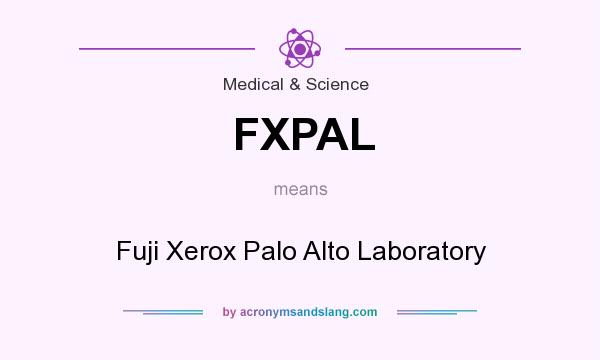 What does FXPAL mean? It stands for Fuji Xerox Palo Alto Laboratory
