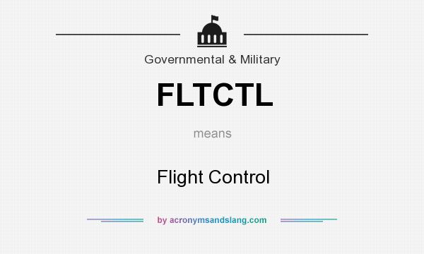 What does FLTCTL mean? It stands for Flight Control