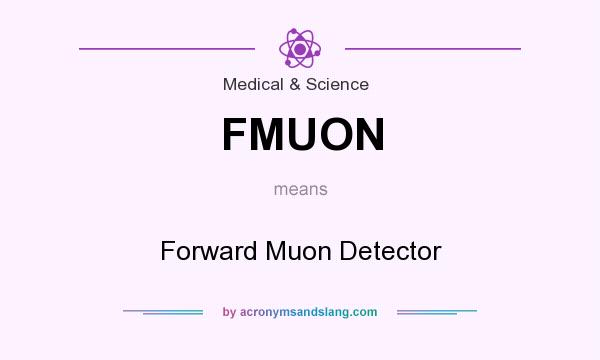 What does FMUON mean? It stands for Forward Muon Detector