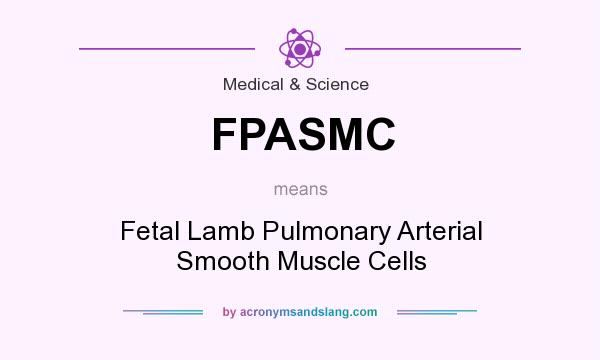 What does FPASMC mean? It stands for Fetal Lamb Pulmonary Arterial Smooth Muscle Cells