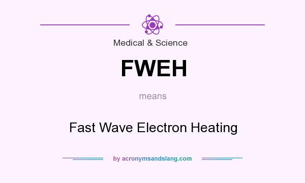 What does FWEH mean? It stands for Fast Wave Electron Heating