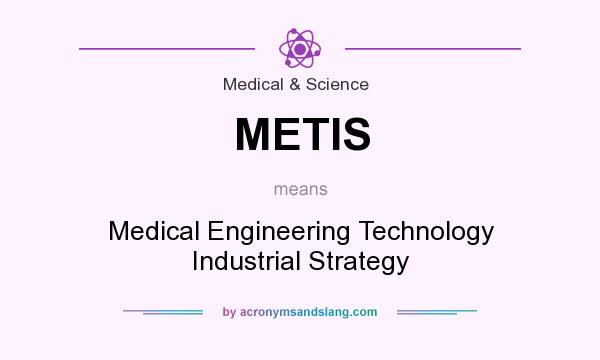 What does METIS mean? It stands for Medical Engineering Technology Industrial Strategy