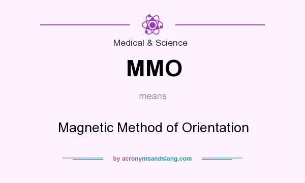 What does MMO mean? It stands for Magnetic Method of Orientation