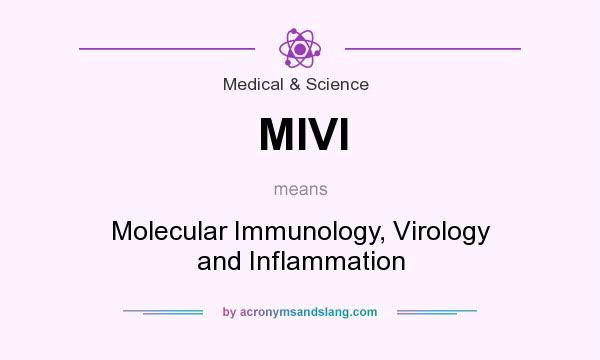 What does MIVI mean? It stands for Molecular Immunology, Virology and Inflammation
