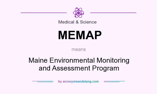 What does MEMAP mean? It stands for Maine Environmental Monitoring and Assessment Program