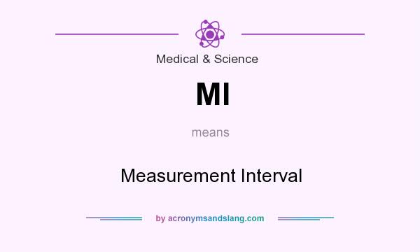 What does MI mean? It stands for Measurement Interval