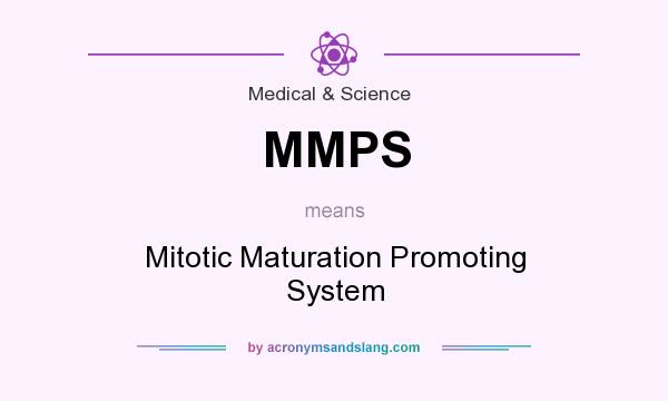 What does MMPS mean? It stands for Mitotic Maturation Promoting System