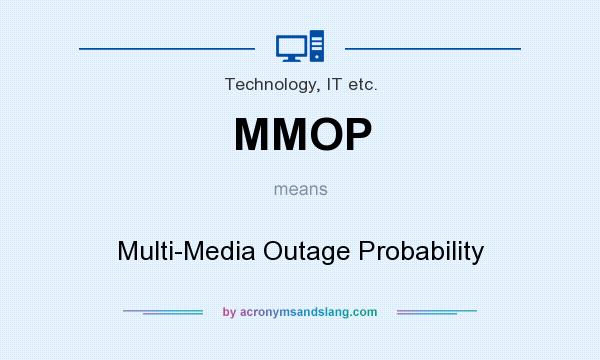 What does MMOP mean? It stands for Multi-Media Outage Probability