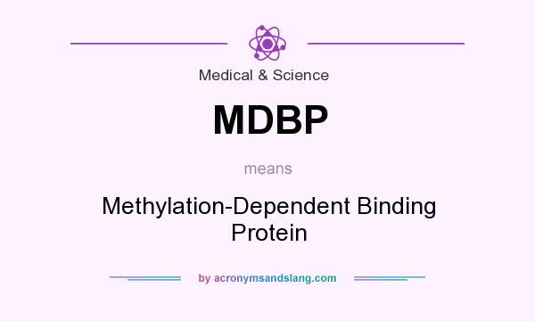 What does MDBP mean? It stands for Methylation-Dependent Binding Protein