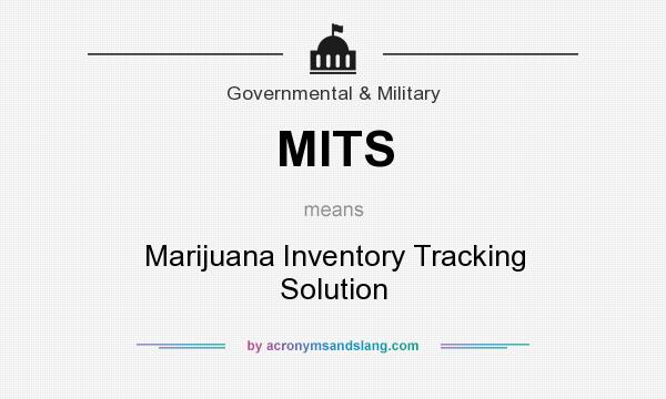 What does MITS mean? It stands for Marijuana Inventory Tracking Solution