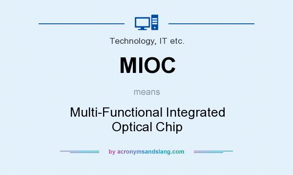 What does MIOC mean? It stands for Multi-Functional Integrated Optical Chip