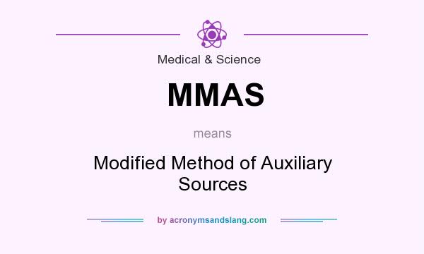 What does MMAS mean? It stands for Modified Method of Auxiliary Sources