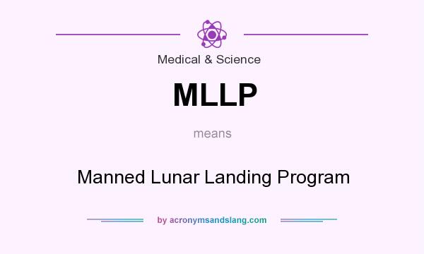 What does MLLP mean? It stands for Manned Lunar Landing Program