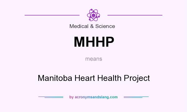 What does MHHP mean? It stands for Manitoba Heart Health Project