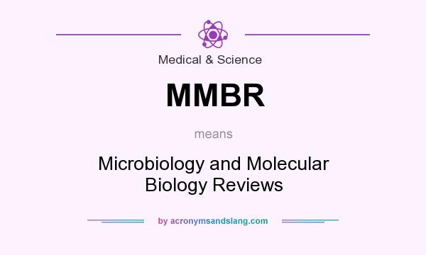 What does MMBR mean? It stands for Microbiology and Molecular Biology Reviews