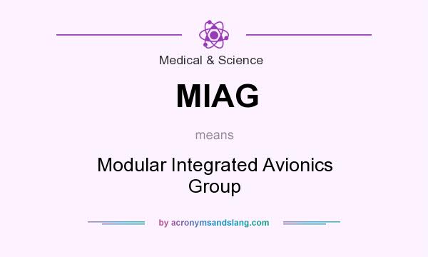 What does MIAG mean? It stands for Modular Integrated Avionics Group