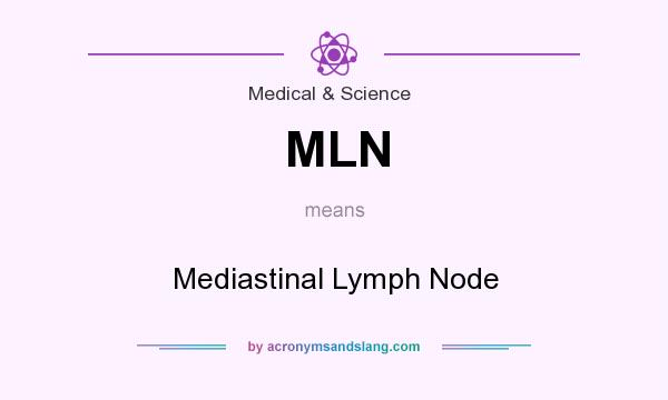 What does MLN mean? It stands for Mediastinal Lymph Node
