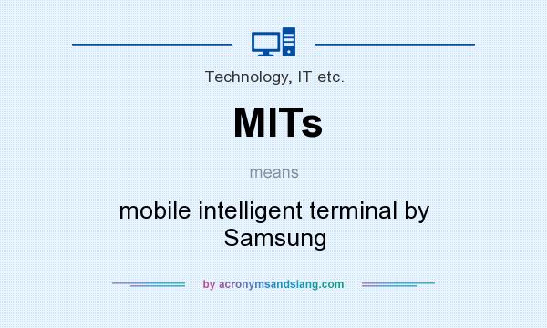 What does MITs mean? It stands for mobile intelligent terminal by Samsung