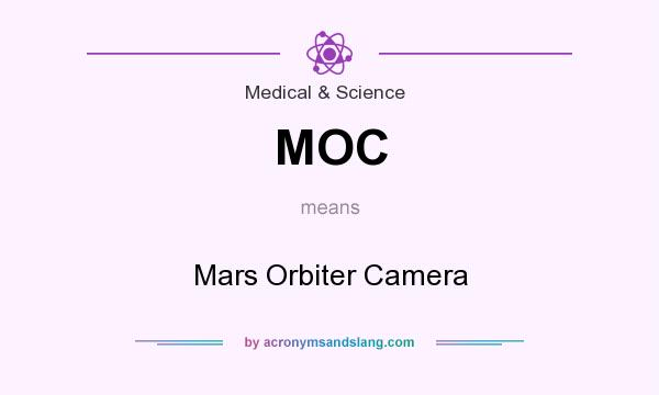What does MOC mean? It stands for Mars Orbiter Camera