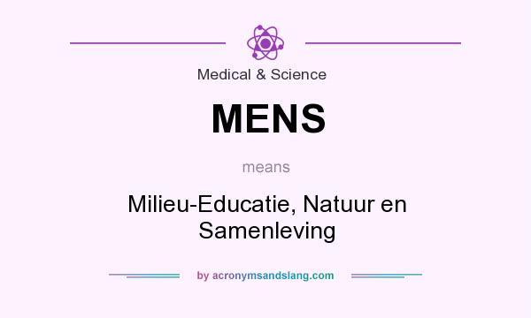 What does MENS mean? It stands for Milieu-Educatie, Natuur en Samenleving