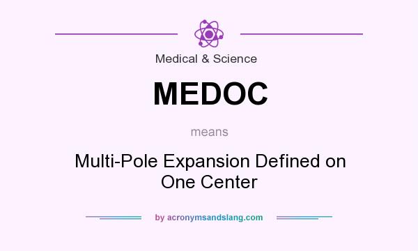 What does MEDOC mean? It stands for Multi-Pole Expansion Defined on One Center