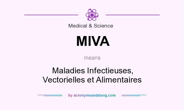 What does MIVA mean? It stands for Maladies Infectieuses, Vectorielles et Alimentaires