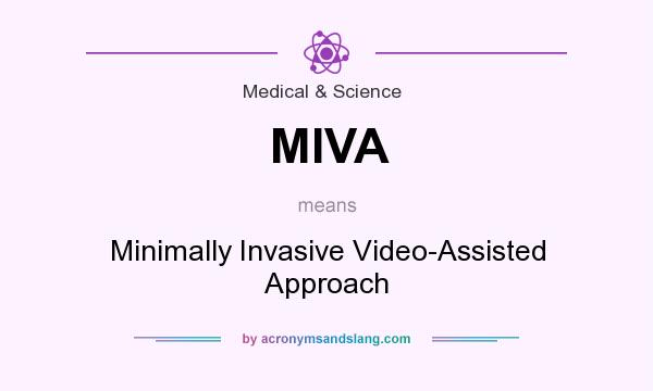 What does MIVA mean? It stands for Minimally Invasive Video-Assisted Approach