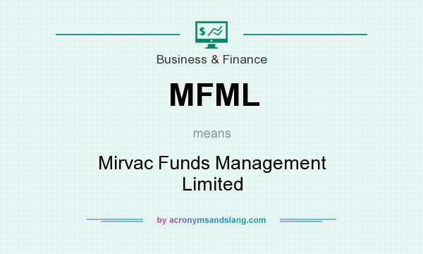 What does MFML mean? It stands for Mirvac Funds Management Limited