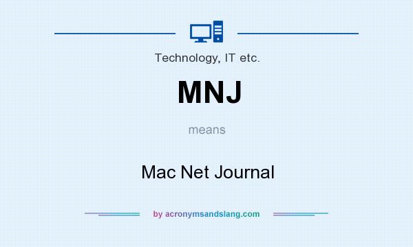 What does MNJ mean? It stands for Mac Net Journal