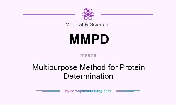 What does MMPD mean? It stands for Multipurpose Method for Protein Determination