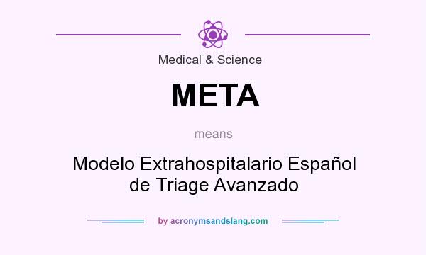 What does META mean? It stands for Modelo Extrahospitalario Español de Triage Avanzado