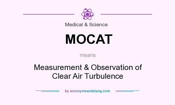 What does MOCAT mean? It stands for Measurement & Observation of Clear Air Turbulence