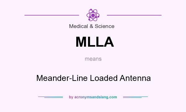 What does MLLA mean? It stands for Meander-Line Loaded Antenna