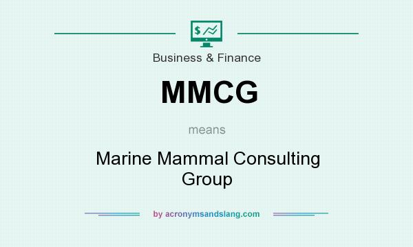 What does MMCG mean? It stands for Marine Mammal Consulting Group