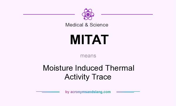 What does MITAT mean? It stands for Moisture Induced Thermal Activity Trace