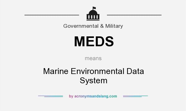 What does MEDS mean? It stands for Marine Environmental Data System