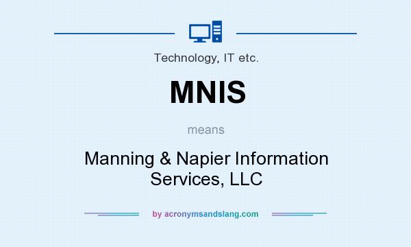 What does MNIS mean? It stands for Manning & Napier Information Services, LLC