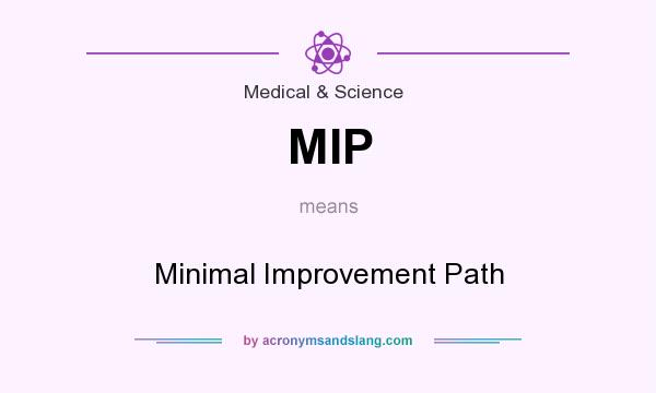 What does MIP mean? It stands for Minimal Improvement Path