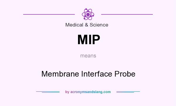 What does MIP mean? It stands for Membrane Interface Probe