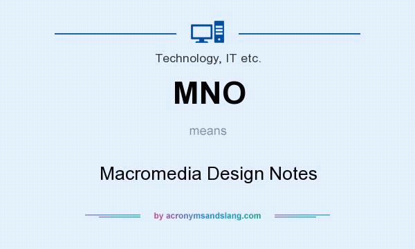 What does MNO mean? It stands for Macromedia Design Notes