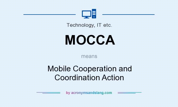 What does MOCCA mean? It stands for Mobile Cooperation and Coordination Action