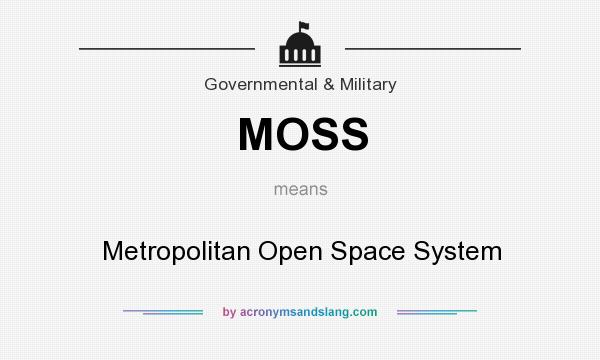 What does MOSS mean? It stands for Metropolitan Open Space System