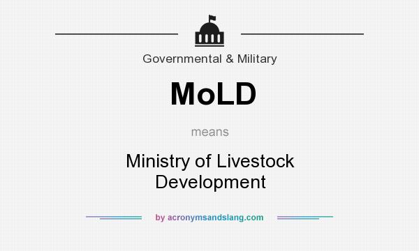 What does MoLD mean? It stands for Ministry of Livestock Development