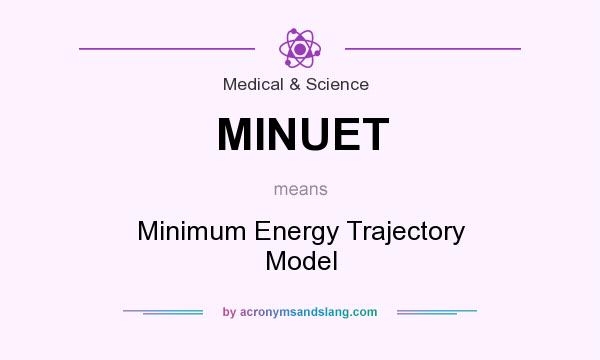 What does MINUET mean? It stands for Minimum Energy Trajectory Model
