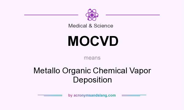 What does MOCVD mean? It stands for Metallo Organic Chemical Vapor Deposition