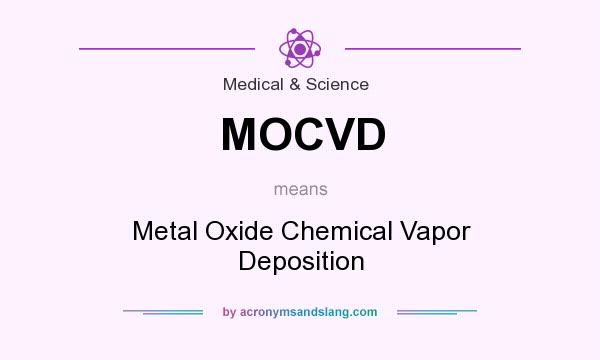 What does MOCVD mean? It stands for Metal Oxide Chemical Vapor Deposition