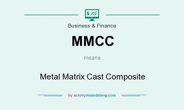 What does MMCC mean? It stands for Metal Matrix Cast Composite