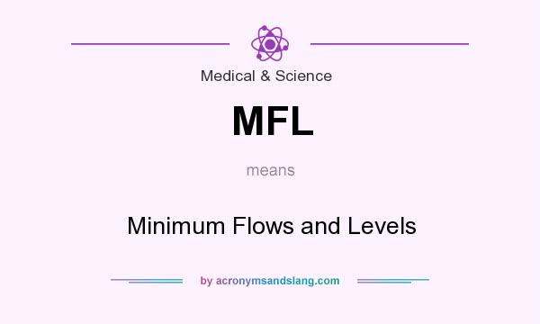 What does MFL mean? It stands for Minimum Flows and Levels